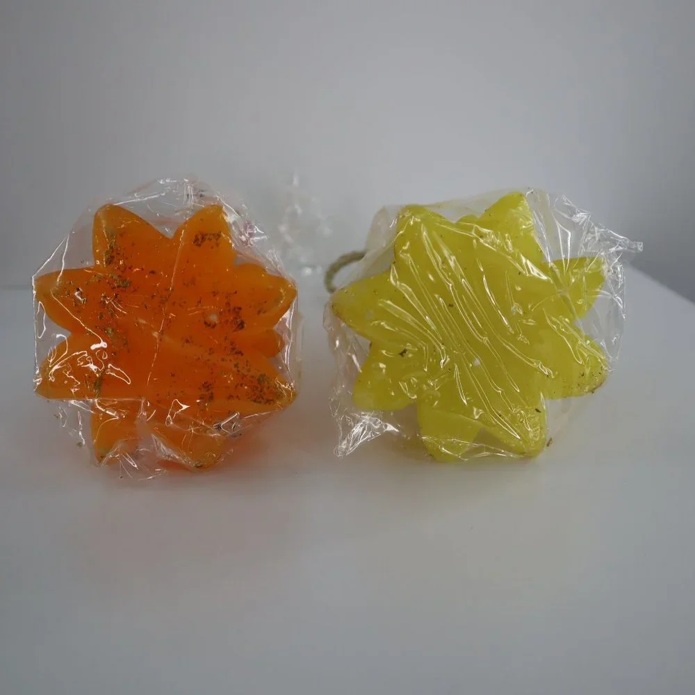 Stephen Brown Glitterville Studios‎ Candle 2 Pcs Whimsical Holiday Christmas NWT